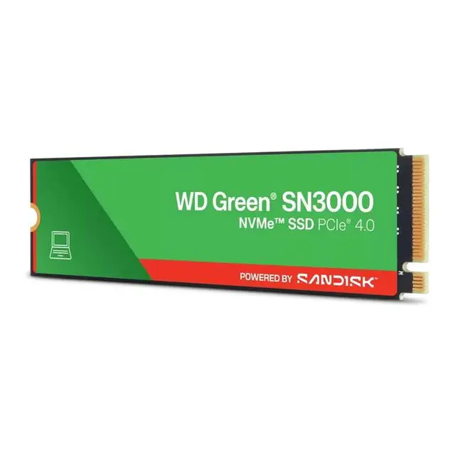 2TB WD Green SN3000 PCIe Gen4 NVMe SSD 5000MB/s with 15% Senior or Student discount