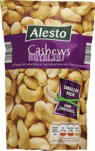 Alesto Cashews 250g Available at Lidl