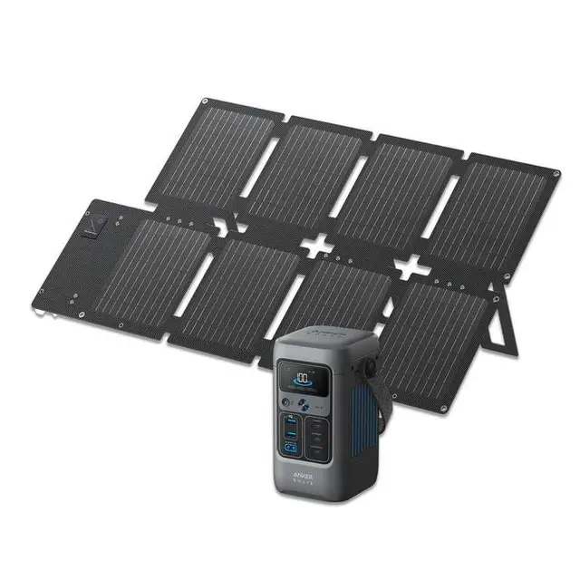 Anker SOLIX C200 DC Solar Generator with 60W Solar Panel