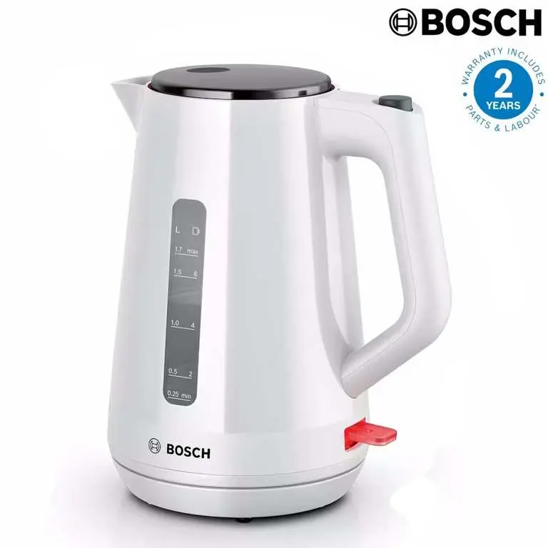 Bosch MyMoment 1.7L Cordless 3000W Kettle White with 2 Year Guarantee