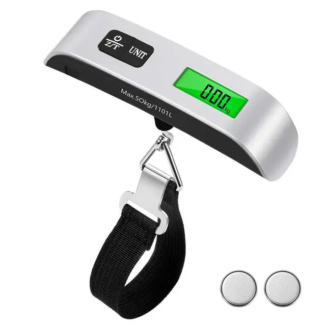 Brencco Electronic Luggage Scale, 50kg/110lb Portable
