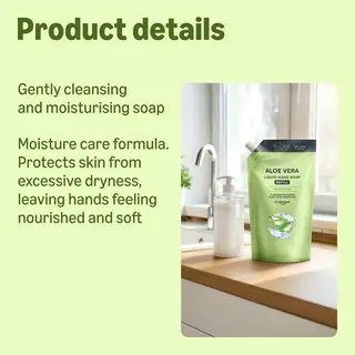 by Amazon Aloe Vera & Mango Hand Soap Refill Pack of 2 x 1000ml thumbnail 2