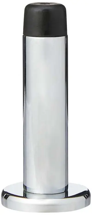 Carlisle Brass Wall Mounted Cylinder Door Stop in Polished Chrome thumbnail 2