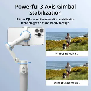 DJI Osmo Mobile 7 3-Axis Phone Gimbal with Built-in Tripod thumbnail 2