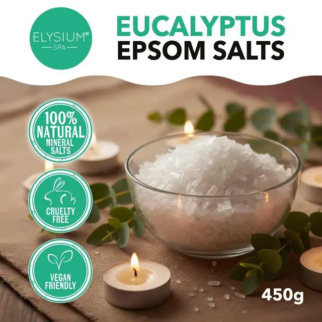 Elysium Spa Natural Eucalyptus Epsom Salts 450g Bath Salts photo 2