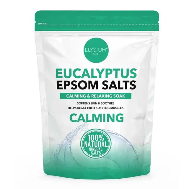 Elysium Spa Natural Eucalyptus Epsom Salts 450g Bath Salts