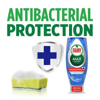 Fairy Max Power Antibacterial Washing Up Liquid 730ml thumbnail 2