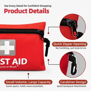 General Medi 92-Piece Mini First Aid Kit thumbnail 3