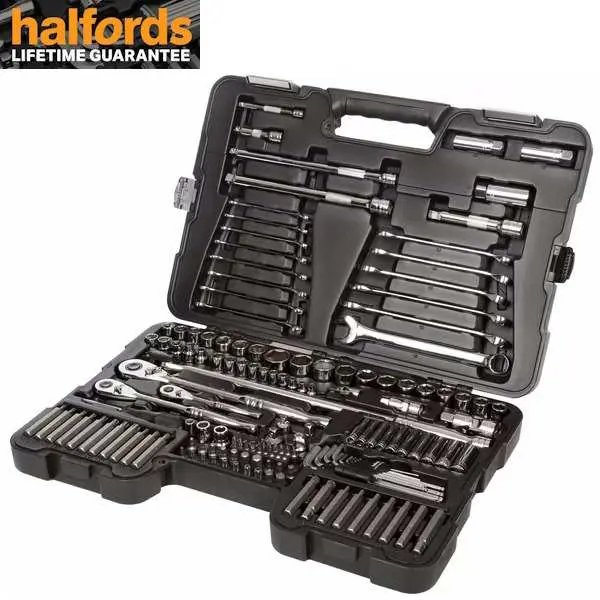 Halfords Advanced 150 Piece Socket and Spanner Set with Lifetime Guarantee