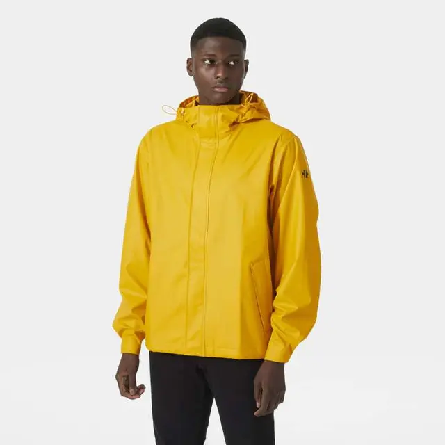 Helly Hansen Men's Moss Shell Jacket Waterproof Helox+ Large Yellow photo 2