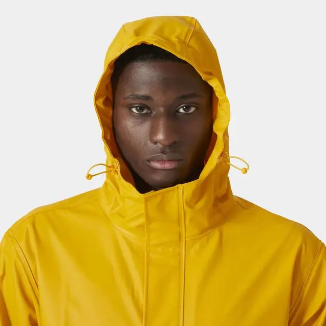 Helly Hansen Men's Moss Shell Jacket Waterproof Helox+ Large Yellow photo 3