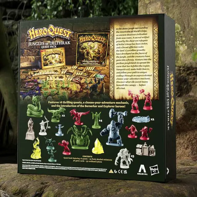 Avalon Hill HeroQuest Jungles of Delthrak Quest Pack at Amazon photo 2