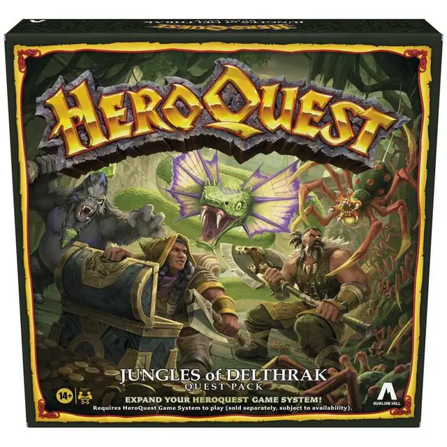 Avalon Hill HeroQuest Jungles of Delthrak Quest Pack at Amazon