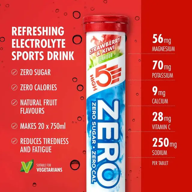 HIGH5 ZERO Electrolyte Tablets 20 Pack, 9 Flavours photo 2