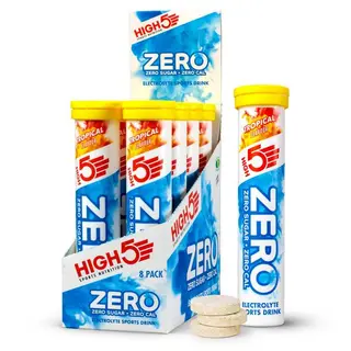 HIGH5 Zero Electrolyte Tablets Tropical 160 Tablets Pack of 8 thumbnail 1