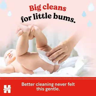 Huggies Pure Plastic Free Baby Wipes 576 Wipes Pack thumbnail 2