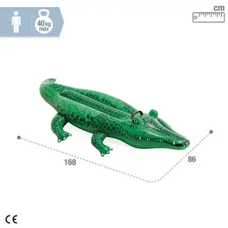 Inflatable Crocodile Ride-On for Kids thumbnail 3