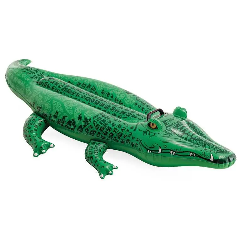 Inflatable Crocodile Ride-On for Kids