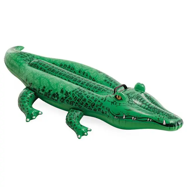 Inflatable Crocodile Ride-On for Kids