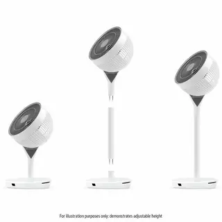 IRIS Woozoo STF-360DC-N 360 Pedestal Air Circulator White/Grey thumbnail 3