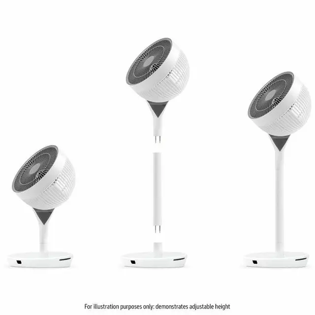 IRIS Woozoo STF-360DC-N 360 Pedestal Air Circulator White/Grey photo 3