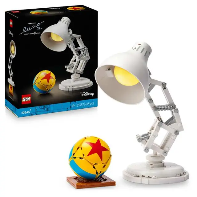 LEGO Ideas Disney Pixar Luxo Jr. Lamp Set 21357 from Amazon Resale Used Like New