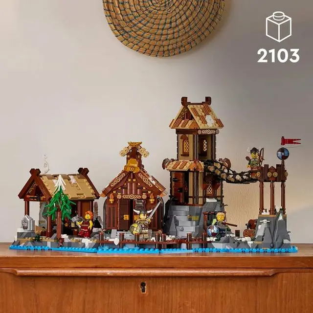 LEGO Ideas Viking Village 21343 Medieval Building Set photo 3