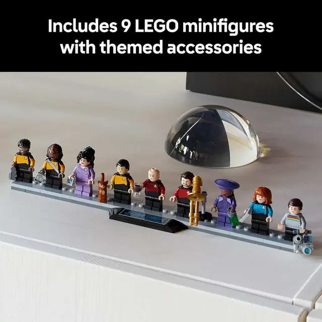LEGO Icons Star Trek U.S.S. Enterprise NCC-1701-D with 9 Minifigures and Separation Function 10356 photo 3