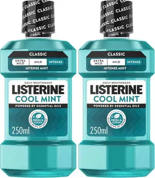 Listerine Cool Mint Intense Taste Classic Mouthwash 2 x 250ml