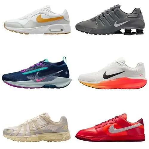 Nike Men's Trainers on Sale: Air Max SC, Winflo 11, P-600, Shox NZ, Pegasus Trail 5 GTX