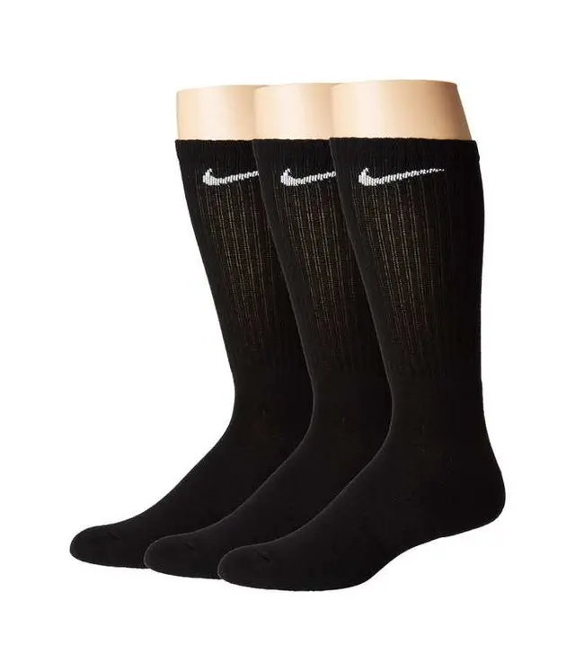 NIKE Unisex Everyday Cush Crew Socks Pack of 3 Size M photo 2