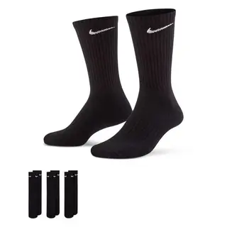 NIKE Unisex Everyday Cush Crew Socks Pack of 3 Size M