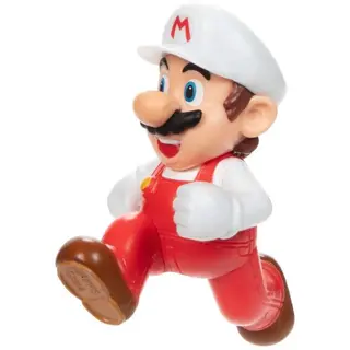 Nintendo Super Mario 6cm Raccoon Mario and Fire Running Mario Figures, 6cm Luigi with Super Mushroom thumbnail 2