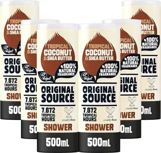 Original Source Coconut and Shea Butter Shower Gel 6 x 500ml