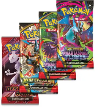 Pokémon TCG Mega Charizard Tin with Mega Charizard X ex, 4 Booster Packs and 1 Foil Promo thumbnail 2