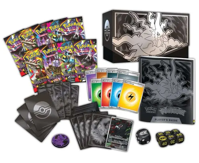 Pokémon TCG Mega Evolution Pitch Black Elite Trainer Box with Promo, 9 Packs, Accessories photo 2