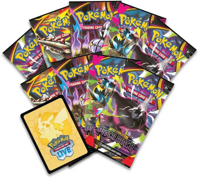 Pokémon TCG Mega Evolution Pitch Black Elite Trainer Box with Promo, 9 Packs, Accessories photo 3