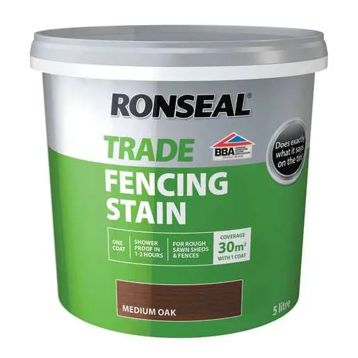 Ronseal Trade Fencing Stain 5L Multi-Colour at Jewson
