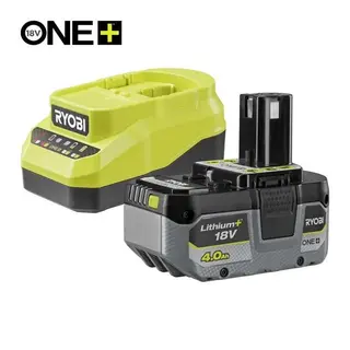 Ryobi 4.0Ah Battery and Charger with Free Tool Selection