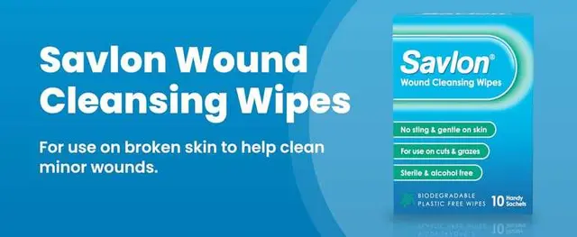 Savlon Wound Cleansing Wipes Alcohol Free 10 Pack photo 2