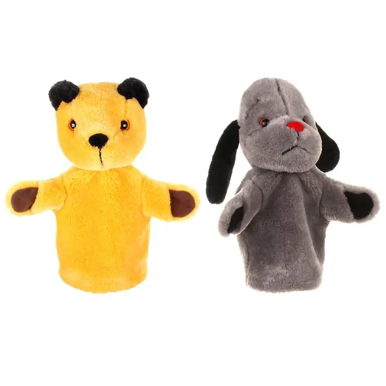 Sooty and Sweep Twin Pack Authentic Plush Hand Puppets