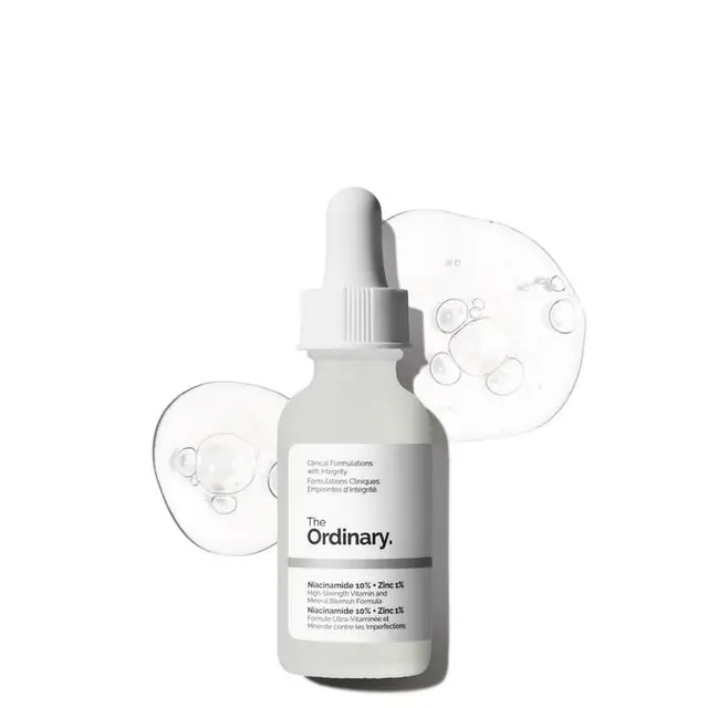The Ordinary Niacinamide 10% + Zinc 1% Serum, 30ml, for Blemish-Prone Skin