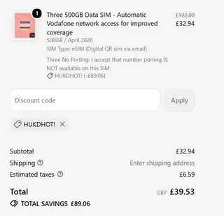 Three 500GB Data SIM Only Plan, Reloaded Monthly to April 2028 thumbnail 2