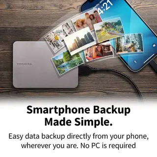 Toshiba Canvio Flex 4TB Portable 2.5-Inch External Hard Drive for Mac, Windows, Smartphone and Tablet thumbnail 3