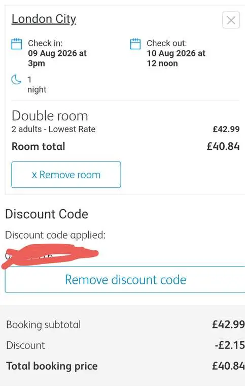 Travelodge Central London Double Room for 2 Adults One Night from £40.84 photo 2