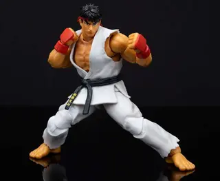 Ultra Street Fighter II 6 Inch Action Figures Ryu, Chun-Li, Fei Long thumbnail 3