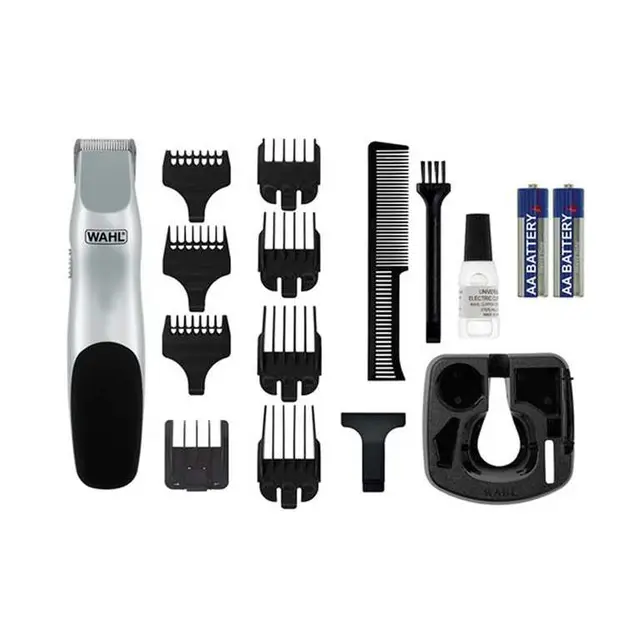 Wahl Groomsman Battery Powered Hair Trimmer with AA Batteries Included