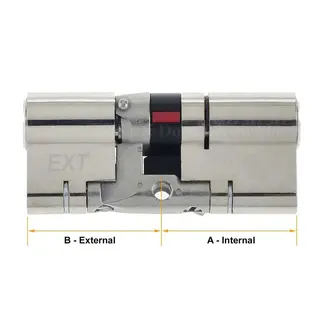 Yale P-YS3-4040N Anti-Snap Euro Double Lock Cylinder 80mm Nickel Finish thumbnail 2